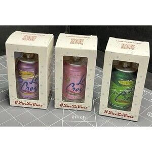 La Croix Ornament Lot Of 3 Sparkling Water Key Lime, Black Razzberry + Guava